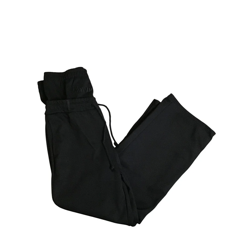 Forum Vondu Black American Harajuku Loose‎ Double Waist Sweatpants Size L NWOT